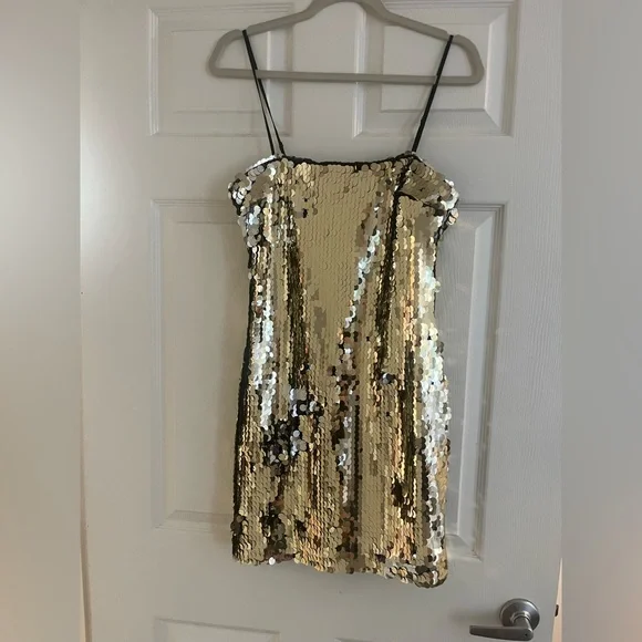 Likely | Dresses | Nwt Likely Gold Sequin Dress | Poshmark